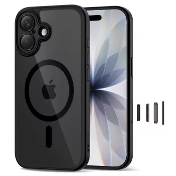 TECH-PROTECT MAGPEAK Magsafe CC iPhone 17 musta/kirkas