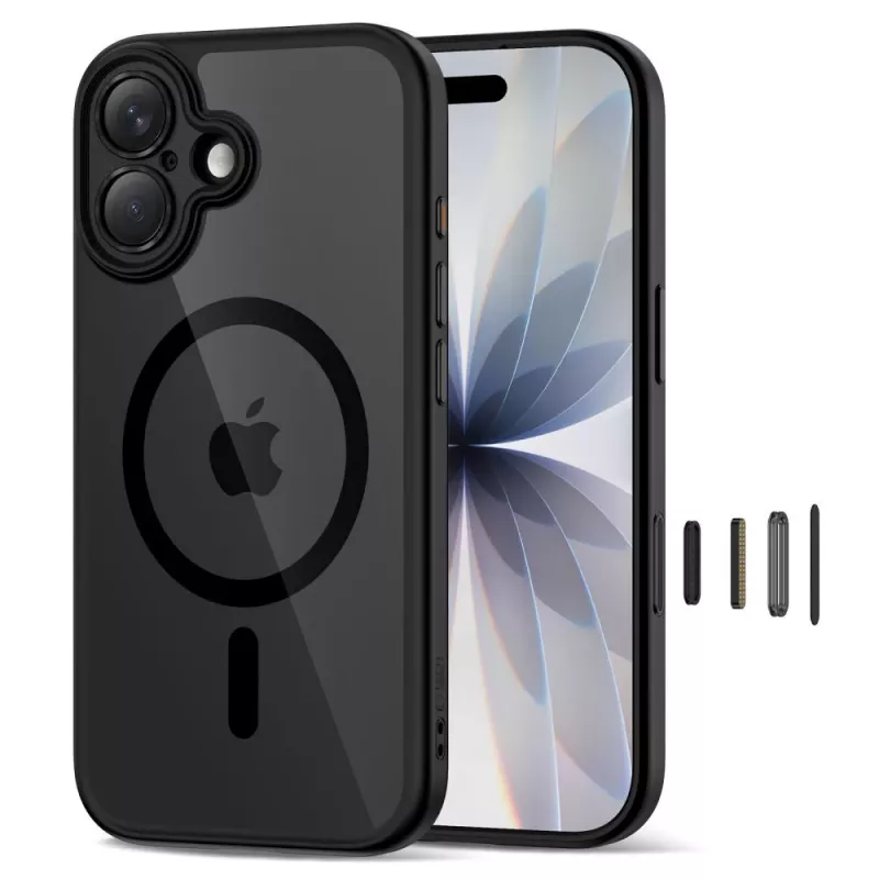 TECH-PROTECT MAGPEAK Magsafe CC iPhone 17 musta/kirkas