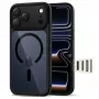 TECH-PROTECT MagPeak MagSafe Hybrid takakansi Apple iPhone 17 Pro Max, musta/läpinäkyvä