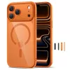 TECH-PROTECT MagPeak MagSafe kotelo iPhone 17 Pro Max, Cosmic Orange/kirkas