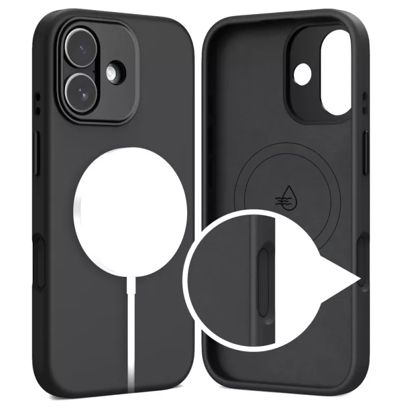 TECH-PROTECT UNIQ MagSafe iPhone 17 kotelo musta