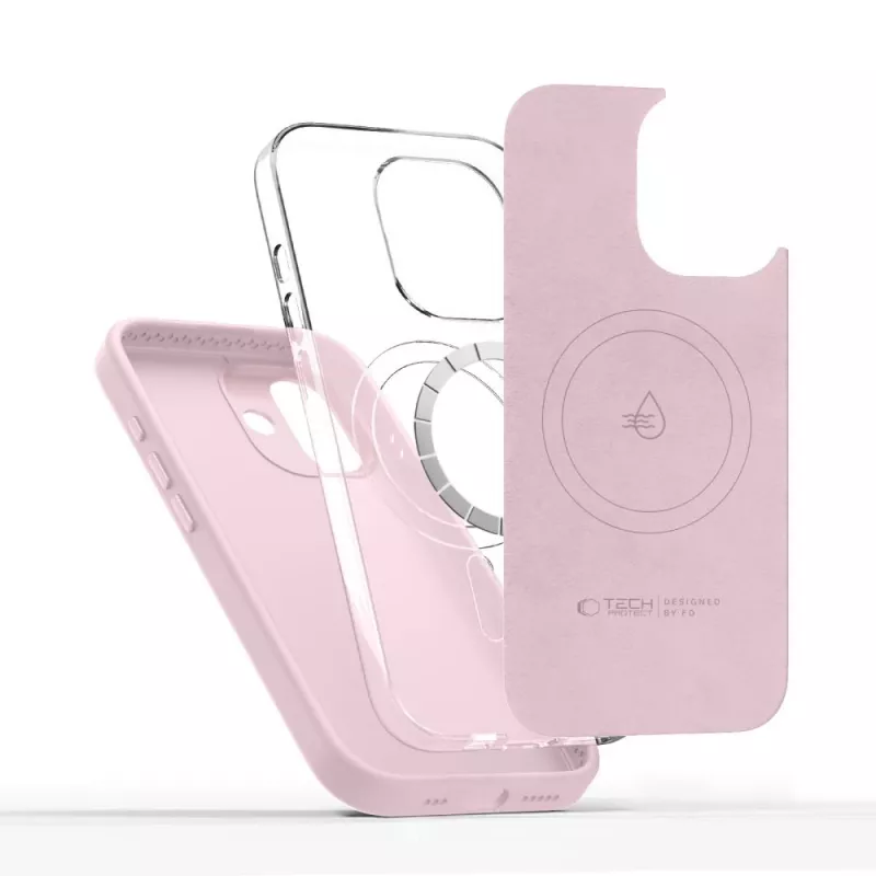TECH-PROTECT UNIQ MagSafe iPhone 17 takakansi pinkki