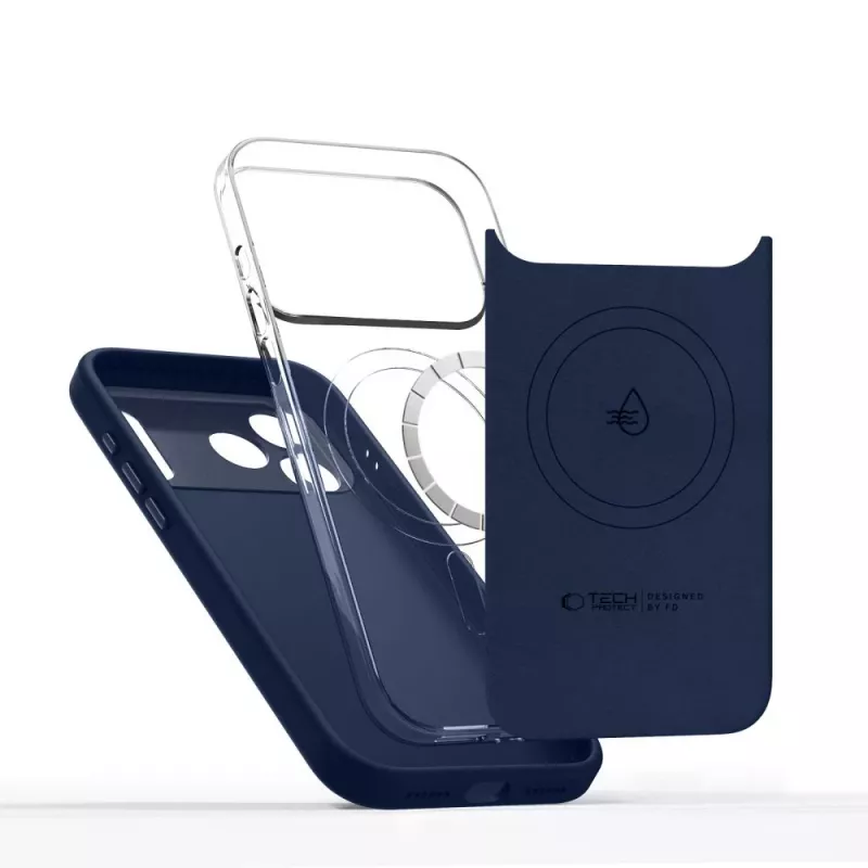 Tech-Protect Uniq MagSafe kotelo Apple iPhone 17 Pro Max, Deep Blue