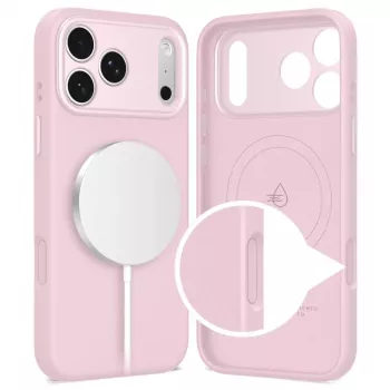 Tech-Protect Uniq MagSafe iPhone 17 Pro Max takakansi Pink