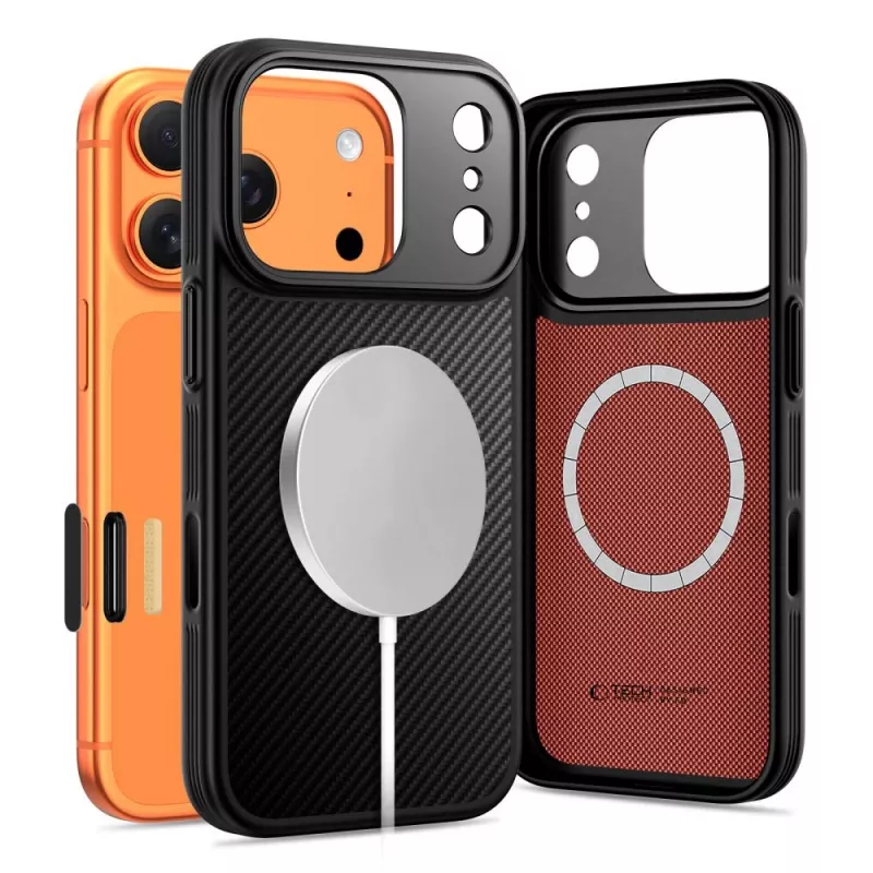 TECH-PROTECT KEVLAR ARAMID CC MAGSAFE IPHONE 17 PRO MUSTA