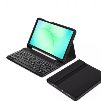 Tech-Protect SC PEN + KB kotelo Samsung Galaxy Tab A9 / A11 8,7 inch X110 / X115 / X133 / X135, musta