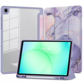 TECH-PROTECT SC PEN HYBRID Galaxy Tab A9+ / A11+ PLUS 11.0 X210 / X215 / X216 / X230 / X235 / X236 violetti marmori