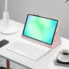 TECH-PROTECT SC PEN + KEYBOARD GALAXY TAB A9+ / A11+ PLUS 11.0 X210 / X215 / X216 / X230 / X235 / X236 vaaleanpunainen