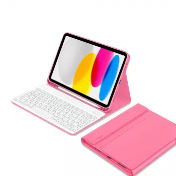 Tech-Protect SC Pen + Keyboard kotelo iPad 10,9 tuuman (10. sukupolvi, 2022) / 11 tuuman (2025) - magenta
