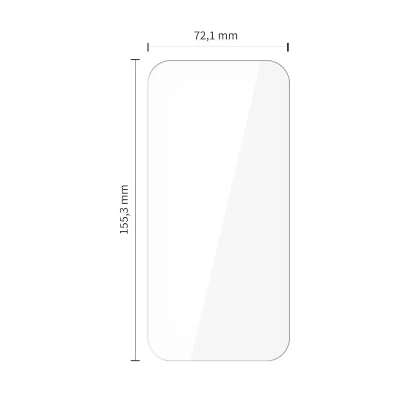 TECH-PROTECT karkaistu näytönsuojakalvo 10 kpl:n pakkaus Apple iPhone 15 Pro Max kirkas
