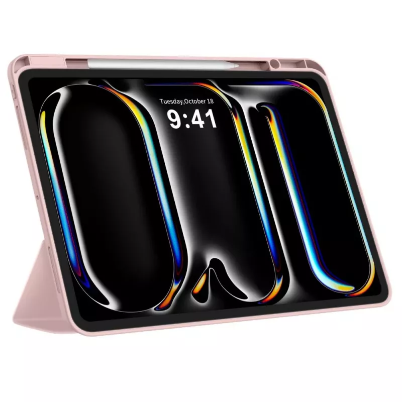 Tech-Protect SC Pen -kotelo iPad Pro 13 7th/8th Gen (2024-2025) -tableteille, pinkki