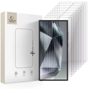 TECH-PROTECT karkaistu näytönsuojakalvo 10 kpl:n pakkaus Samsung Galaxy S24 Ultra kirkas