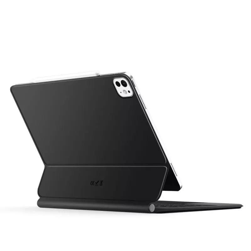 Tech-Protect SC Magnetic + Keyboard -kotelo iPad Pro 11 tuuman 5./6. sukupolvi 2024-2025, musta