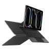 Tech-Protect SC Magnetic + Keyboard -kotelo iPad Pro 11 tuuman 5./6. sukupolvi 2024-2025, musta