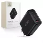 TECH-PROTECT NC140W-GAN 4-porttinen verkkolaturi PD 140W / QC3.0 musta