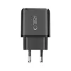 TECH-PROTECT NCA65W-GAN 2-porttinen verkkolaturi PD 65W / QC3.0 musta