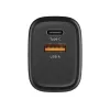 TECH-PROTECT NCA65W-GAN 2-porttinen verkkolaturi PD 65W / QC3.0 musta