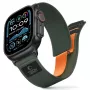TECH-PROTECT NYLON ELITE APPLE WATCH 8 / 9 / 10 / 11 / SE / ULTRA (44 / 45 / 46 / 49 MM) vihreä/oranssi