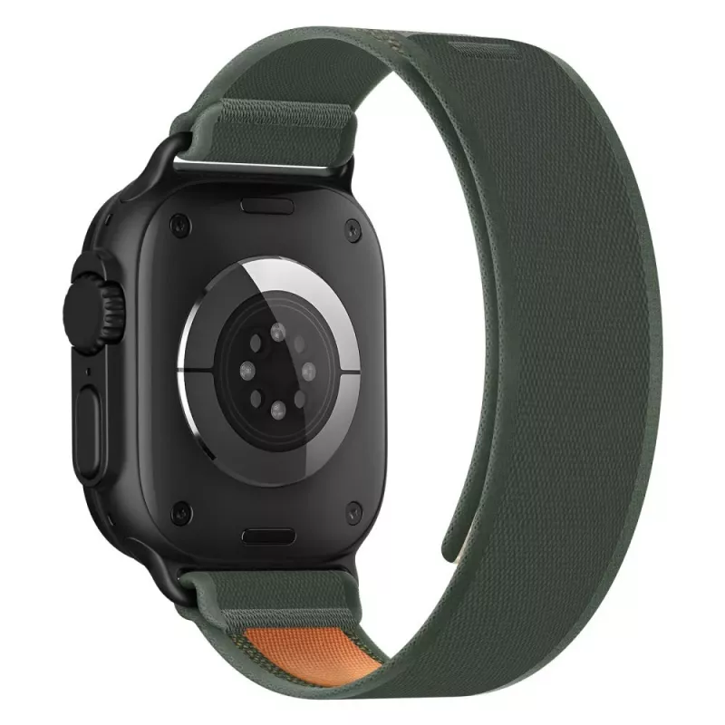 TECH-PROTECT NYLON ELITE APPLE WATCH 8 / 9 / 10 / 11 / SE / ULTRA (44 / 45 / 46 / 49 MM) vihreä/oranssi