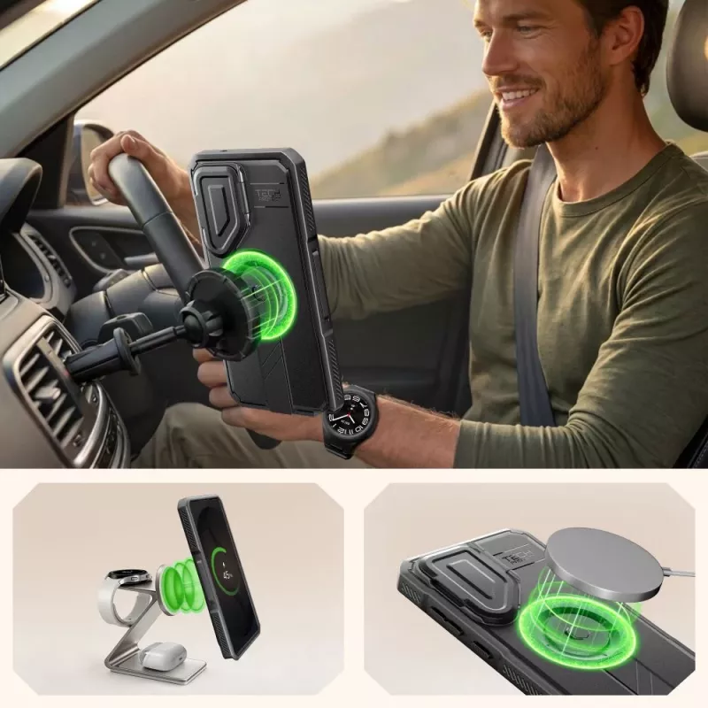 TECH-PROTECT KEVLAR MAGSAFE 2-SET GALAXY S26 ULTRA musta