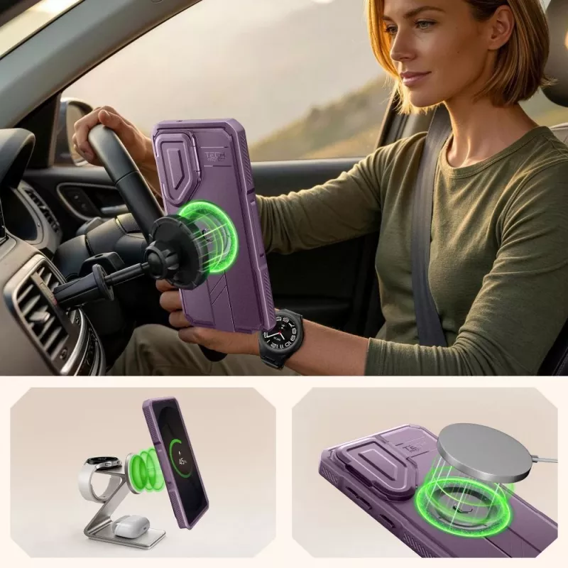 TECH-PROTECT KEVLAR MAGSAFE 2-SET GALAXY S26 ULTRA violetti