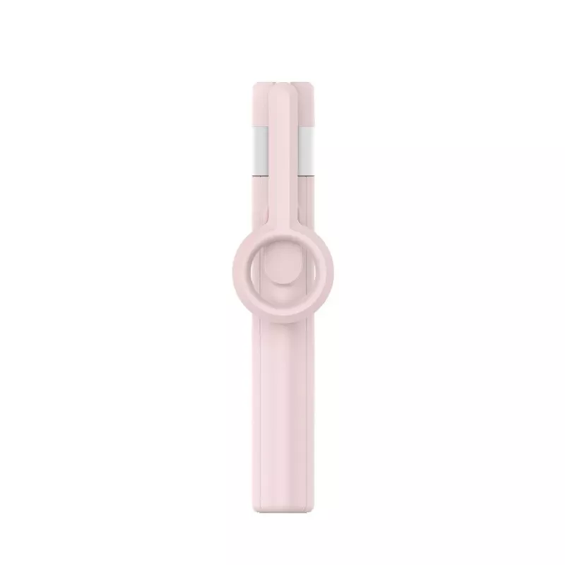 TECH-PROTECT L10S MagSafe Bluetooth -selfietikku ja -jalusta pinkki/harmaa