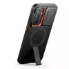 TECH-PROTECT Kevlar Aura MagSafe -kotelo Samsung Galaxy A57, musta/oranssi
