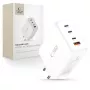 TECH-PROTECT NC200W-GAN 4-porttinen verkkolaturi PD 200W / QC3.0 valkoinen
