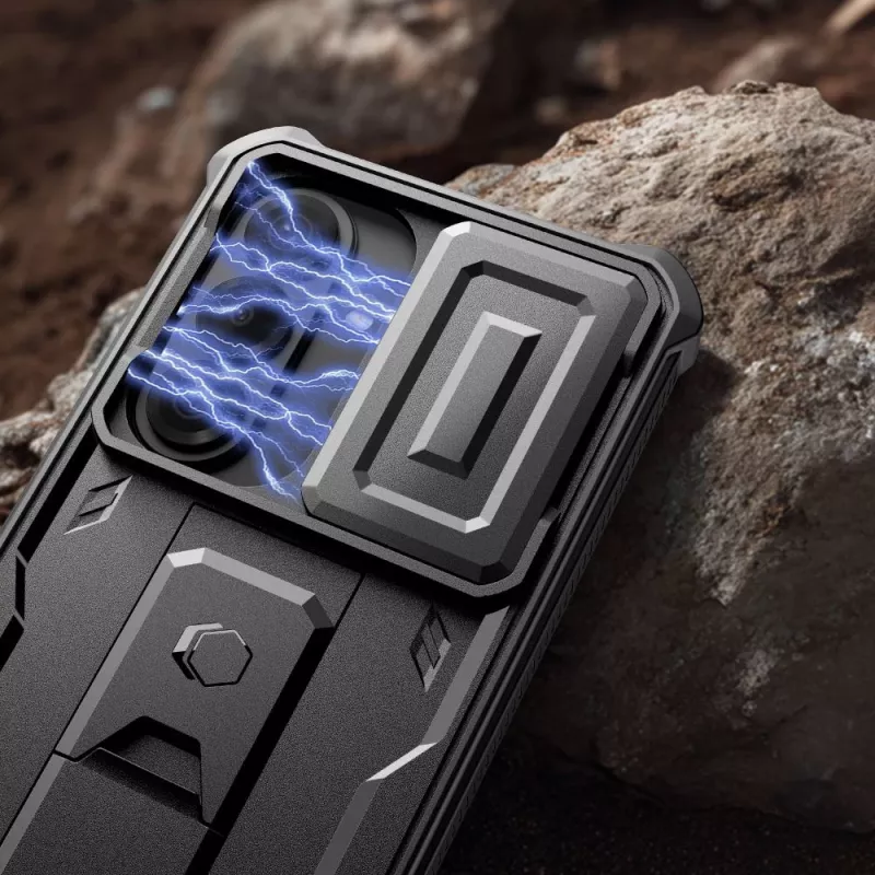 Tech-Protect Kevlar CAM+ 2-Set Galaxy S26 musta