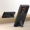 TECH-PROTECT Kevlar Aura MagSafe -kotelo Samsung Galaxy S26, musta/oranssi