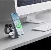 TECH-PROTECT A48 3-in-1 magneettinen MagSafe-langaton laturi 25W Qi2.2 tummanharmaa