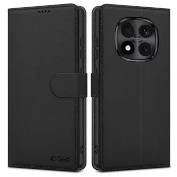 Tech-Protect -lompakkokotelo Xiaomi Poco M8 Pro / Redmi Note 15 Pro+ Plus 5G, mattamusta