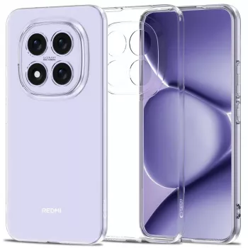 Tech-Protect Flexair -kotelo Xiaomi Redmi Note 15 Pro 5G, kirkas TPU-takaosa