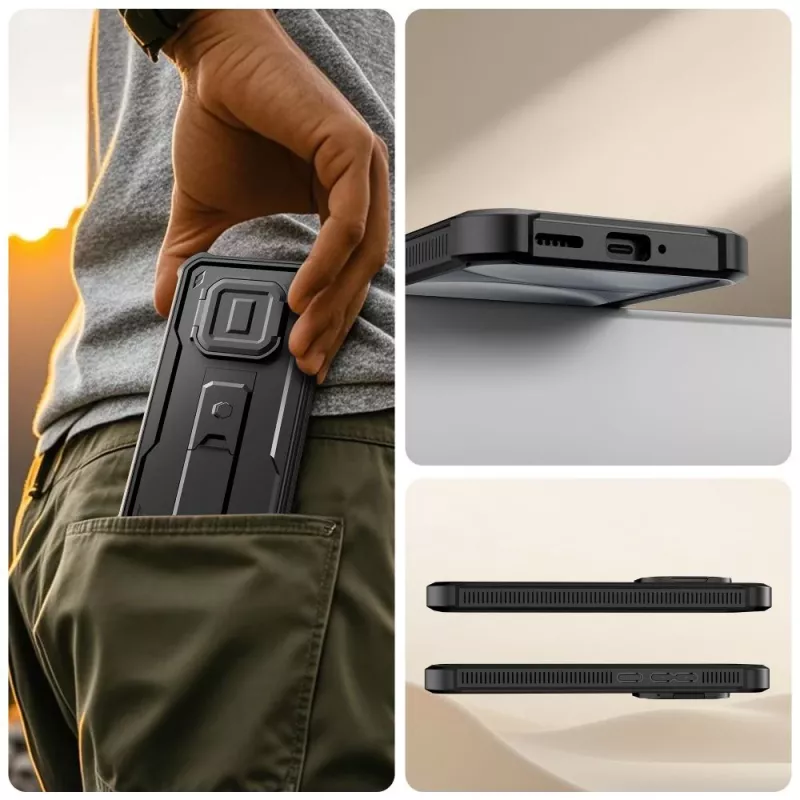 TECH-PROTECT KEVLAR CAM+ 2-SET XIAOMI REDMI NOTE 15 PRO 5G MUSTA