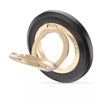 TECH-PROTECT MMR700 Lamano Magnetic MagSafe -puhelinrengas, musta/kulta
