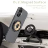 TECH-PROTECT MMR700 Lamano Magnetic MagSafe -puhelinrengas, musta/kulta