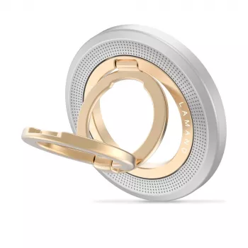 TECH-PROTECT MMR700 LAMANO Magnetic MagSafe -puhelinrengas, titaani/kulta
