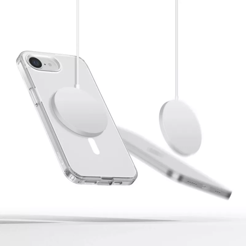 Tech-Protect Flexair Hybrid MagSafe -kotelo Apple iPhone 16E/17E, läpinäkyvä