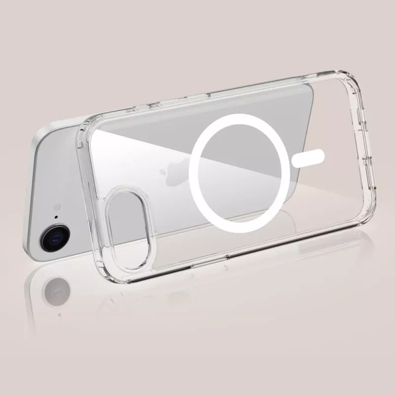 Tech-Protect Flexair Hybrid MagSafe -kotelo Apple iPhone 16E/17E, läpinäkyvä