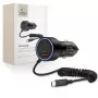 TECH-PROTECT CC05 2-porttinen autolaturi PD 60W + kaapeli, musta
