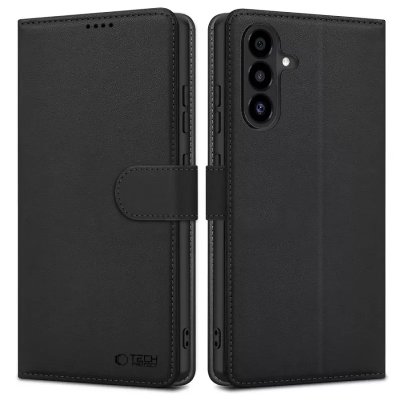 Tech-Protect lompakkokotelo Samsung Galaxy A26 5G musta