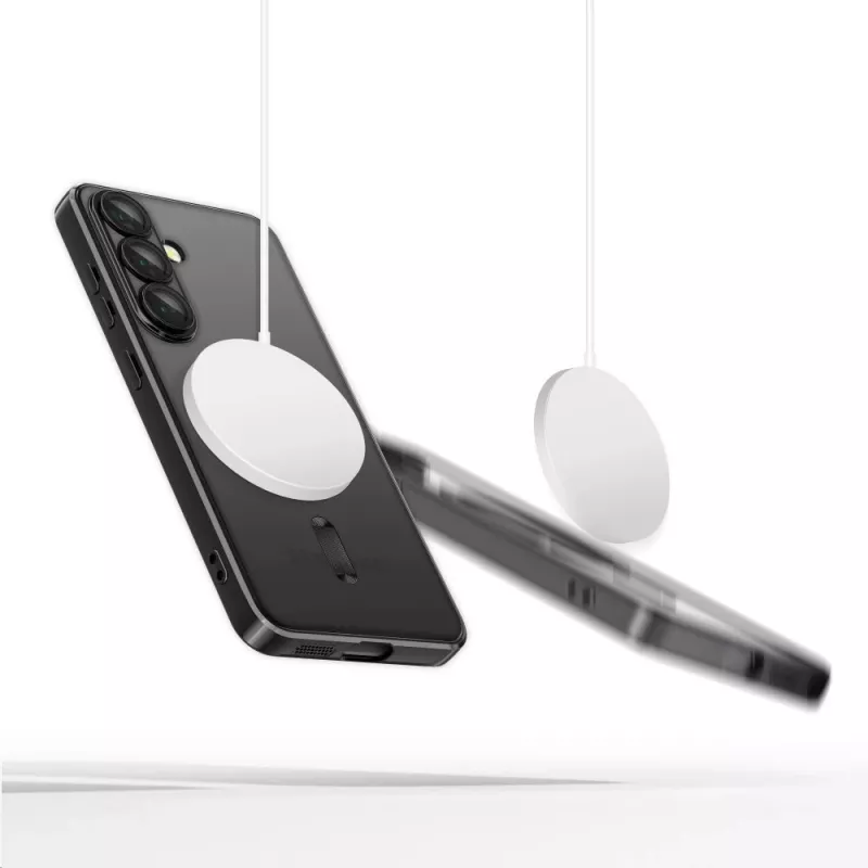 Tech-Protect Magflex MagSafe-kotelo Samsung Galaxy A26 5G kiiltävänmusta