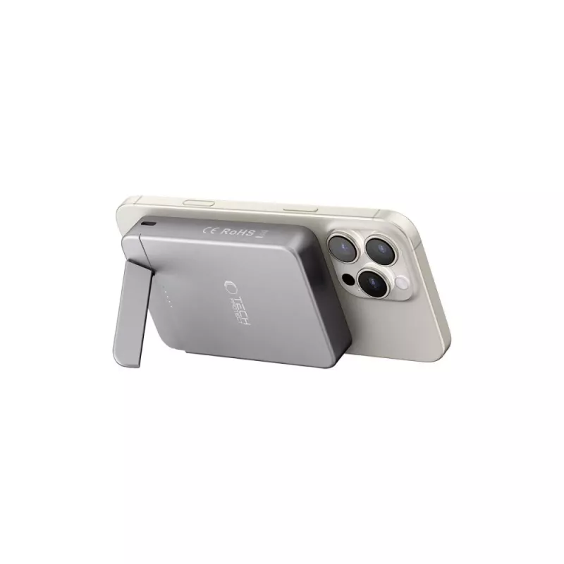 TECH-PROTECT PB15 LIFEMAG MagSafe-varavirtalähde 10000mAh avaruudenharmaa