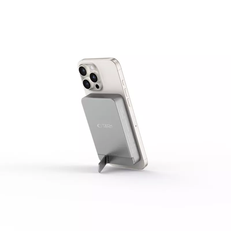 TECH-PROTECT PB15 LIFEMAG MagSafe-varavirtalähde 10000mAh avaruudenharmaa