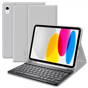 Tech-Protect SC Pen + näppäimistökotelo iPad 10,9 tuumaa (10. sukupolvi, 2022) / iPad Air 11 tuumaa (M2, 2024) / iPad Pro 11 tuumaa (M4, 2024) - harmaa
