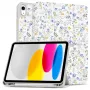 Tech-Protect SC Pen -kotelo iPad 10.9 (10th Gen, 2022) / iPad 11 (2025) -tableteille, kukka