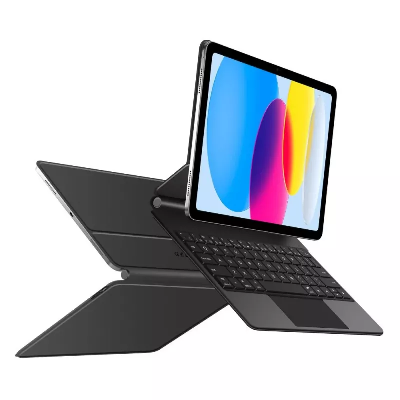 Tech-Protect SC Magnetic + KB iPad 10,9 inch 10. sukupolvi (2022) / 11 inch (2025) musta