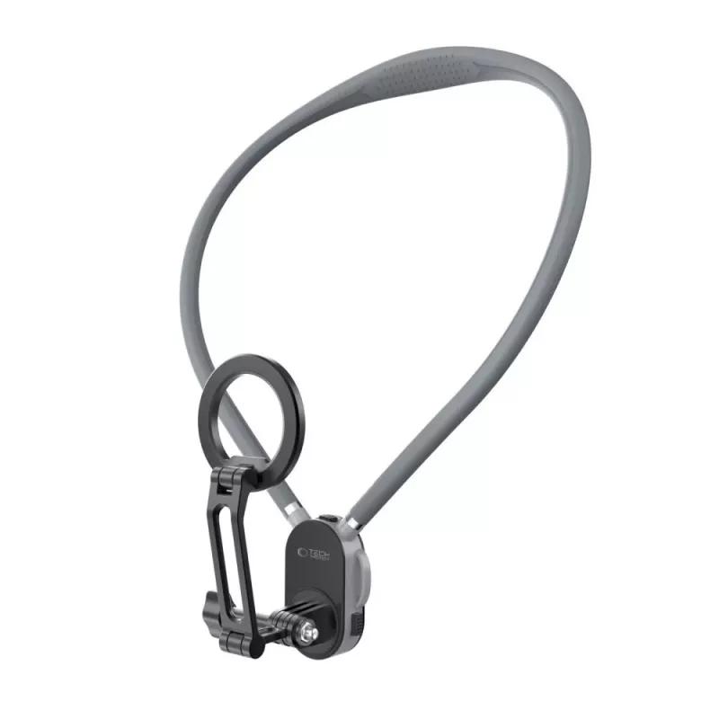 TECH-PROTECT AC200 magneettinen MagSafe & GoPro & DJI kaulapidike Crayon Grey