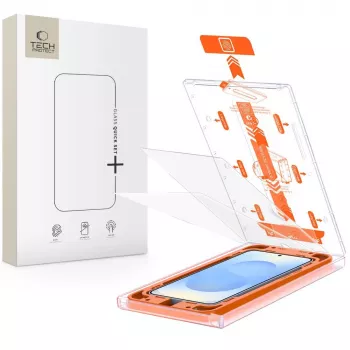TECH-PROTECT Quick Set+ karkaistu lasi -näytönsuojakalvo 2 kpl:n pakkaus Samsung Galaxy S24+ Plus / S25+ Plus kirkas