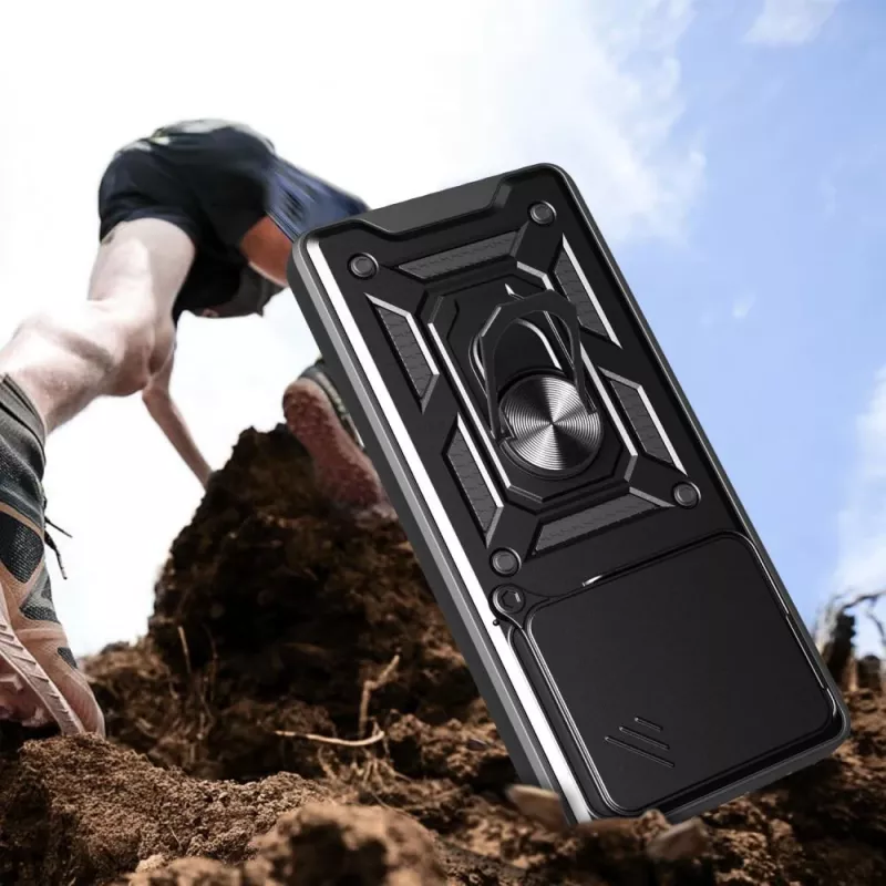 Tech-Protect Camshield Pro -kotelo Xiaomi Redmi Note 14 4G, mattamusta